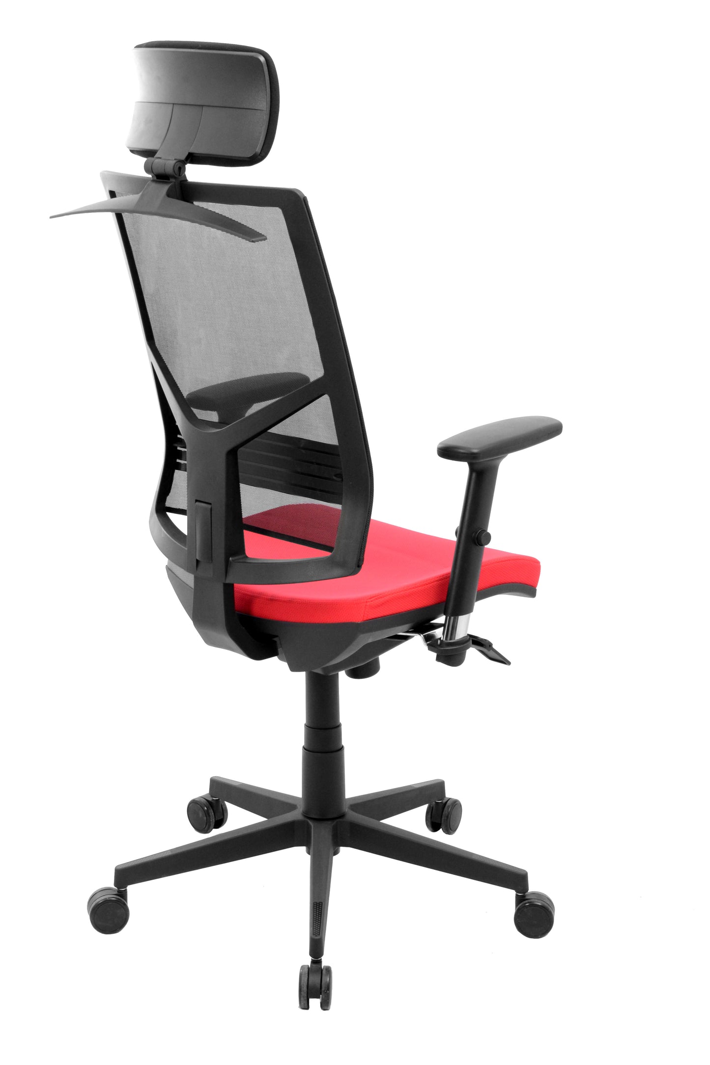 Silla Presidencial Play Ergonomica Brazo en T Base Cromada Cabecero Graduable
