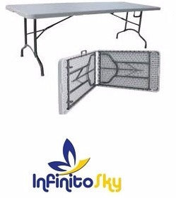 Mesa Plegable Tipo Maletín Para Banquetes Por Dos Unidades