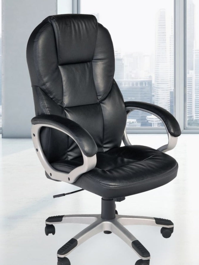 Silla Para Trabajo En Oficinas Y En Casa En Cuero Eco