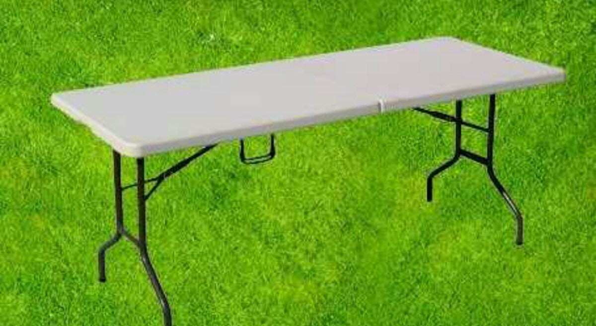 Mesa Plegable Tipo Maletín Para Banquetes Por Dos Unidades