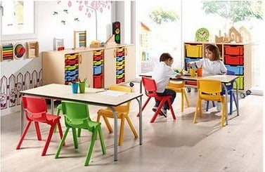 28 Unidades De Silla Infantil En Varios Colores Para Jardin