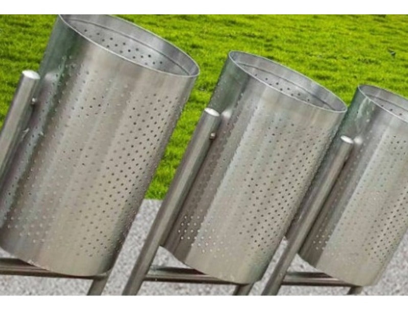 Caneca En Acero Inoxidable, Mobiliario Urbano