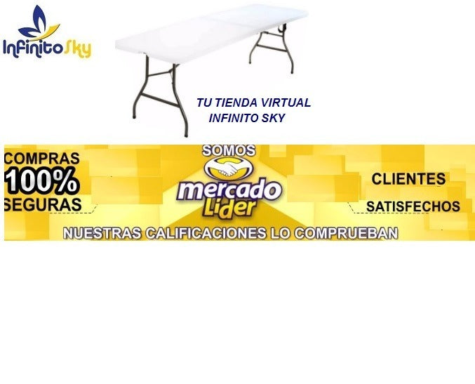 Mesa Plegable Tipo Maleta 1.80x74x75+envio Gratuito