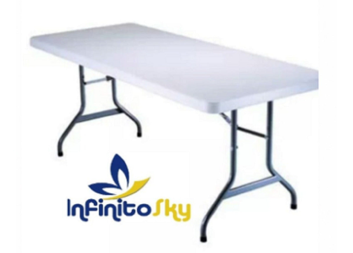 Mesa Plegable X Dos Unidades Medidas 1.80cms X74cms X75 Cms