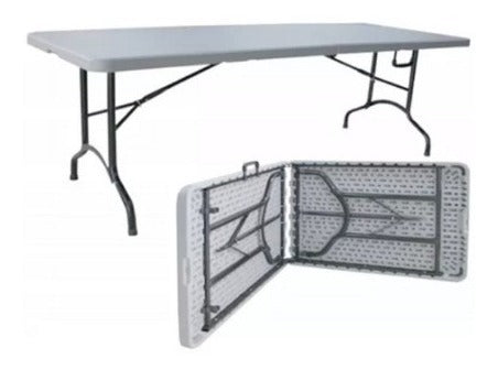 Mesa Plegable X Dos Unidades Medidas 1.80cms X74cms X75 Cms