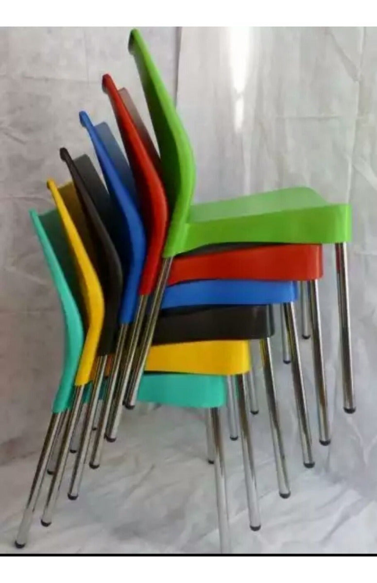 Promoción 5 Sillas Eva Sin Brazos Para Cafetería, Hogar