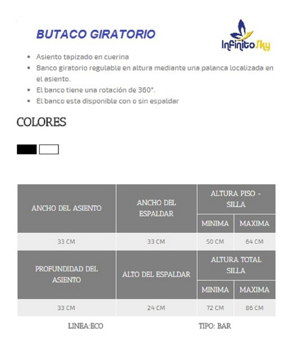 Butaco Giratorio