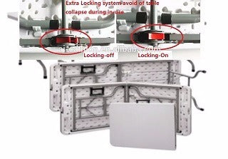 Mesa Plegable Tipo Maletín Para Banquetes Por Dos Unidades