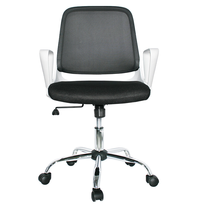 SILLA ERGONOMICA GIRATORIA PARA OFICINA BIRMANIA MARCO BLANCO