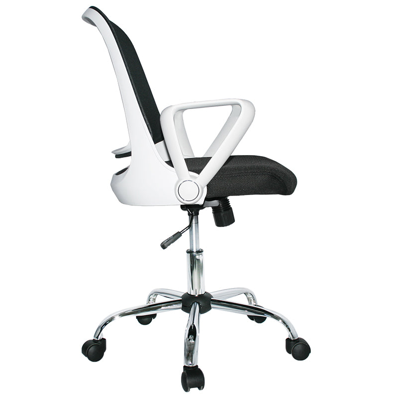 SILLA ERGONOMICA GIRATORIA PARA OFICINA BIRMANIA MARCO BLANCO