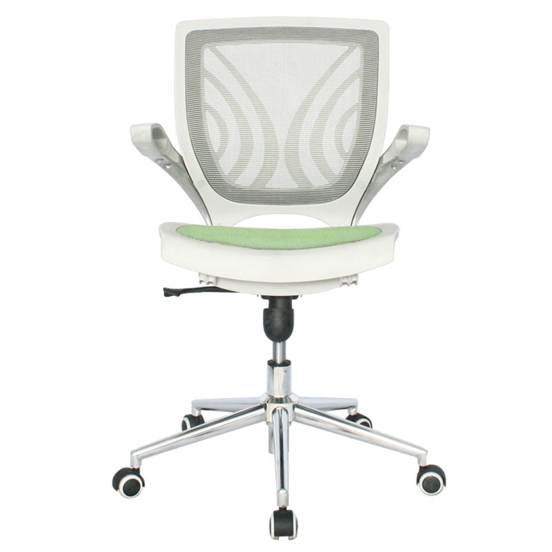 SILLA ERGONOMICA GIRATORIA PARA OFICINA TIBET MARCO BLANCO