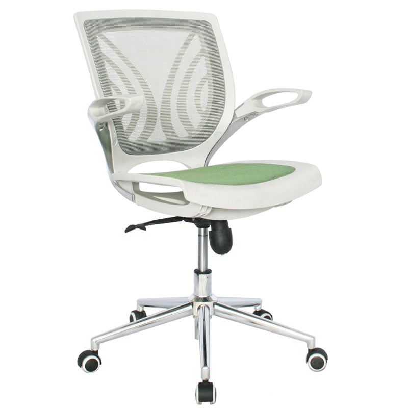 SILLA ERGONOMICA GIRATORIA PARA OFICINA TIBET MARCO BLANCO
