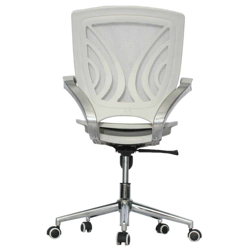 SILLA ERGONOMICA GIRATORIA PARA OFICINA TIBET MARCO BLANCO