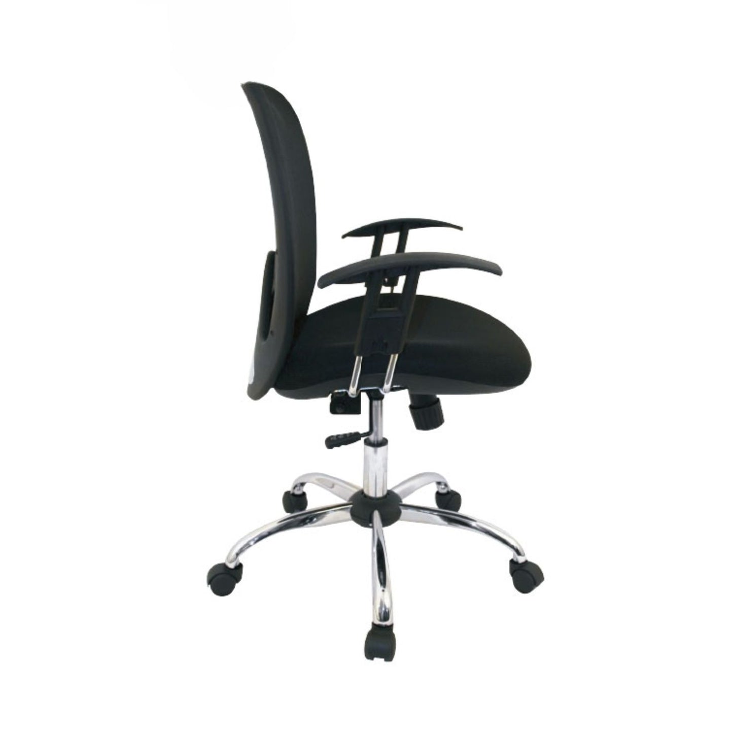 Silla Ejecutiva Roma Ergonomica Brazo en T Base Cromada Graduable
