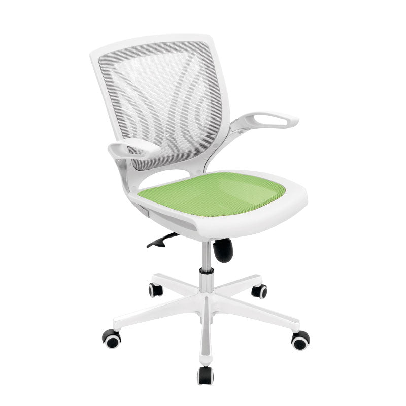 SILLA ERGONOMICA GIRATORIA PARA OFICINA TIBET MARCO BLANCO