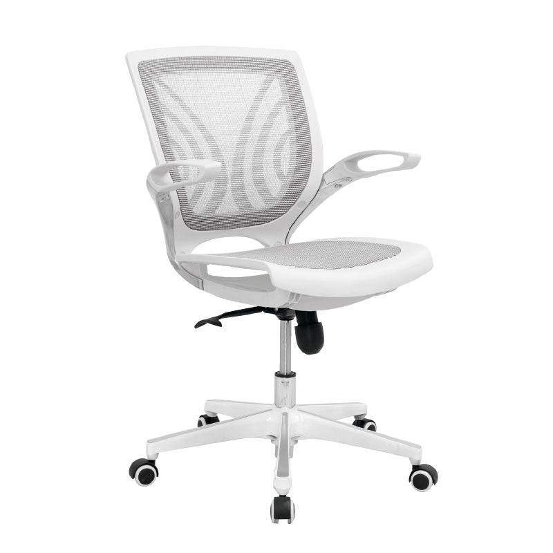SILLA ERGONOMICA GIRATORIA PARA OFICINA TIBET MARCO BLANCO
