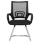 Silla Interlocutora Ergonomica Atlanta Brazo Fijo Estructura Cromada
