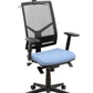 Silla Presidencial Play Ergonomica Brazo en T Base Cromada Cabecero Graduable