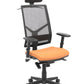Silla Presidencial Play Ergonomica Brazo en T Base Cromada Cabecero Graduable