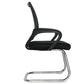 Silla Interlocutora Ergonomica Atlanta Brazo Fijo Estructura Cromada