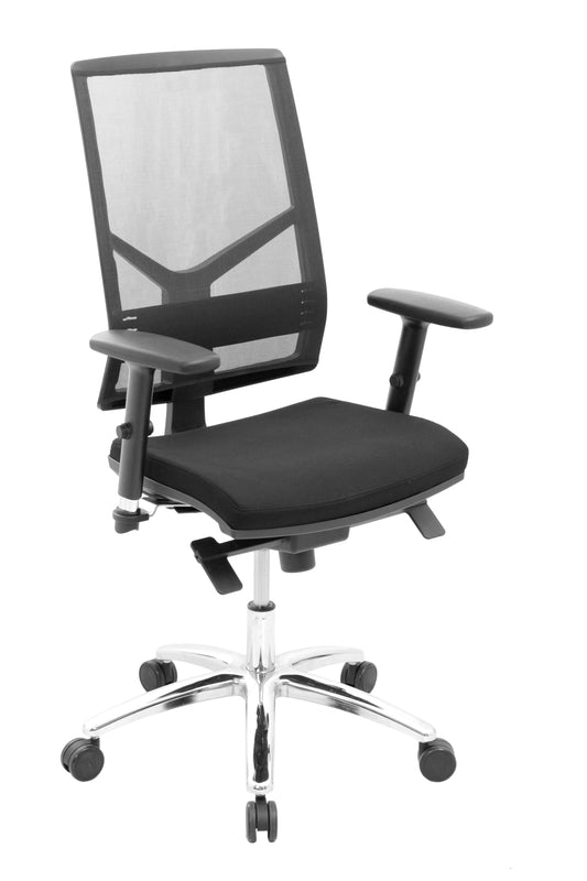 Silla Gerencial Play Ergonomica Brazo en T Base Cromada