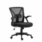 Silla Ergonómica Giratoria para Oficina con Respaldo en Malla y Brazos Abatibles