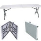 Mesa Plegable Tipo Maletín Para Banquetes Por Dos Unidades