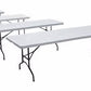 Mesa Plegable Tipo Maletín Para Banquetes Por Dos Unidades