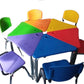 Juego De Mesas Y Sillas Infantil, Preescolar, Colegio.