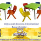 Silla Infantil Por Doce Unidades Color Lila