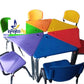 Juego De Mesas Y Sillas Infantil, Preescolar, Colegio.