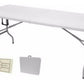 Combo Por 2 Mesa Plegable 1.80x 74x75