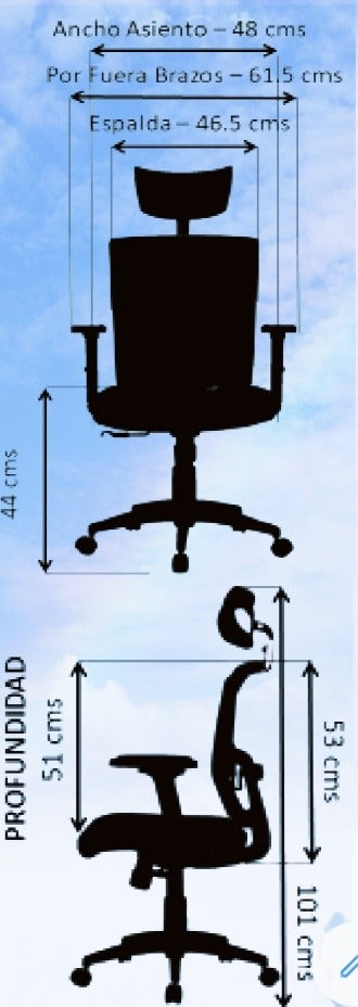 Silla Para Home Office, Estudio, Academia, Ergonómica.