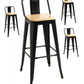 Kit X 4 Silla Butaco  Negro Tapizado Infinito Sky