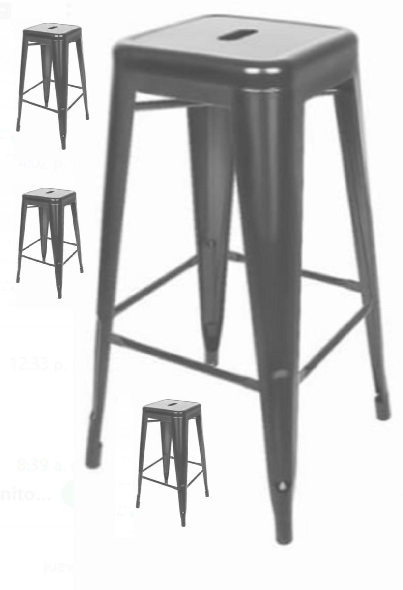 Kit X 4 Silla Butaco Para Barra  Infinito Sky