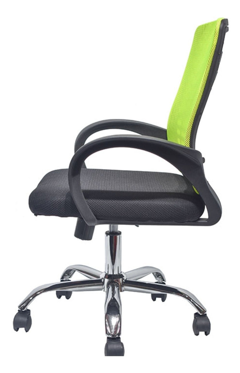Silla Ejecutiva Ergonomica Con Base En Cromo