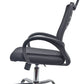 Silla De Oficina Ejecutiva En Malla Negra Ergonómica