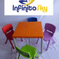 Juego Infantil Con Cuatro Sillas.