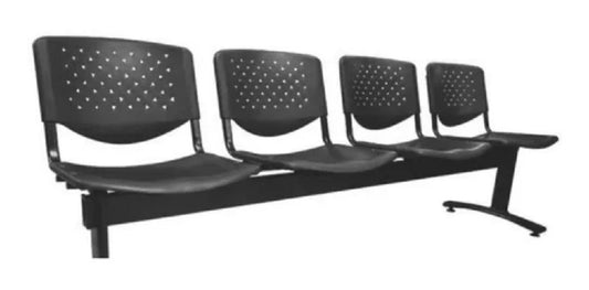 Silla Tándem De Cuatro Puestos 
