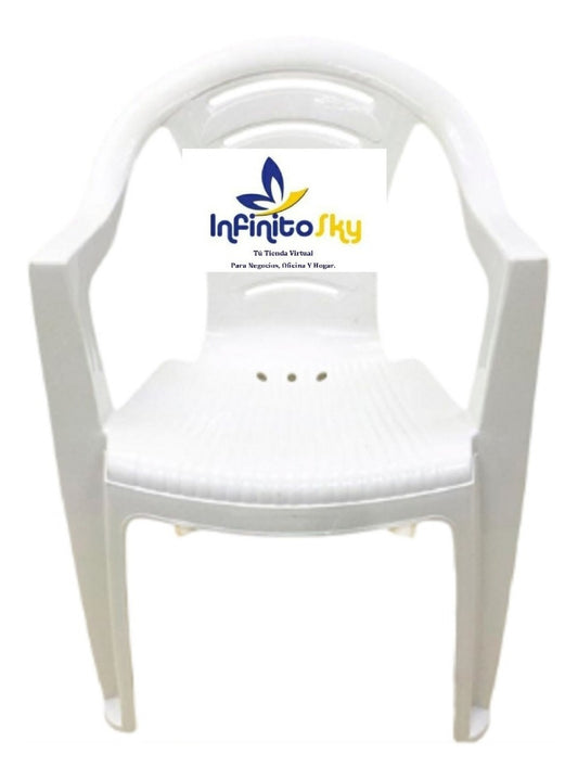Silla Plástica En Promoción Con Brazos 