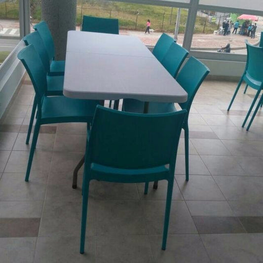 Combo Por 2 Mesa Plegable 1.80x 74x75