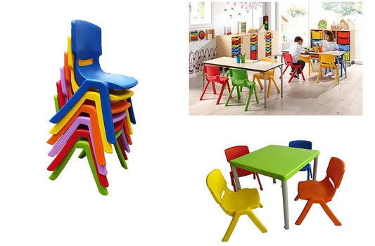 Docena De Silla Infantil En Varios Colores Para Jardin