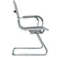 Silla Interlocutora Ergonomica Offis Brazo Fijo Estructura Cromada