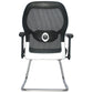 Silla Interlocutora Ergonomica Monaco de Lujo  Brazo Graduable Estructura Cromada