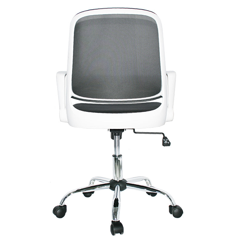 SILLA ERGONOMICA GIRATORIA PARA OFICINA BIRMANIA MARCO BLANCO