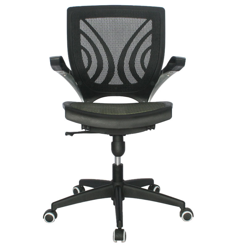 SILLA ERGONOMICA GIRATORIA PARA OFICINA TIBET MARCO NEGRO