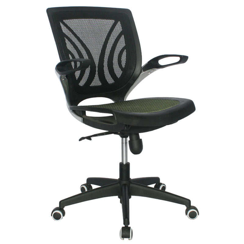 SILLA ERGONOMICA GIRATORIA PARA OFICINA TIBET MARCO NEGRO