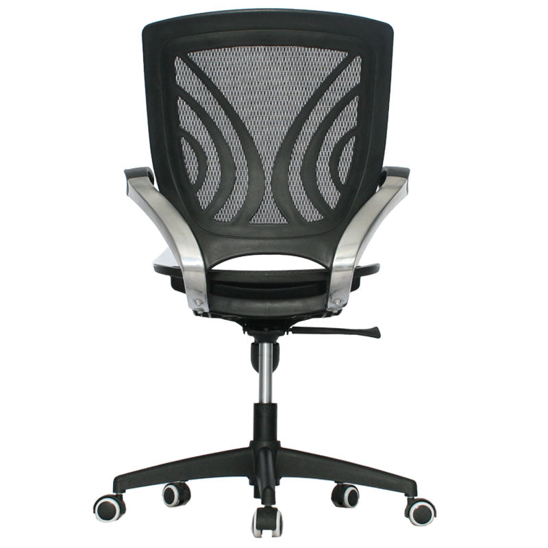 SILLA ERGONOMICA GIRATORIA PARA OFICINA TIBET MARCO NEGRO