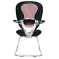 Silla Interlocutora Ergonomica Berlin Plata Espaldar Vinotinto Brazo Fijo Estructura Cromada