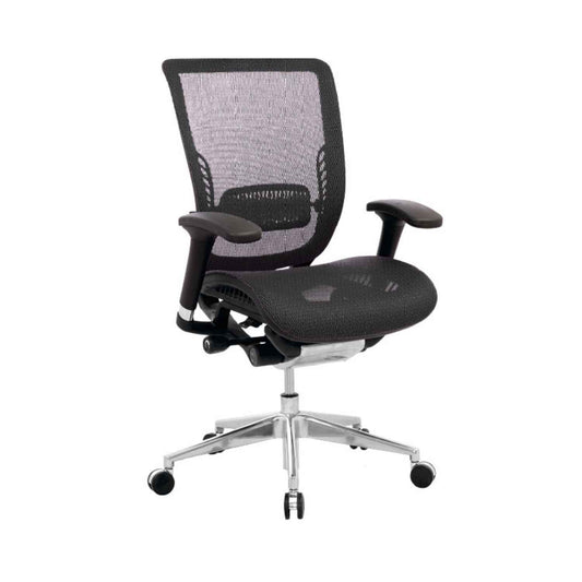 Silla Gerencial  Japon Ergonomica Brazo en T Base Cromada